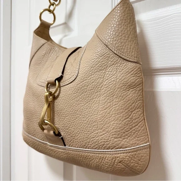 Coach Hamptons Pebble Leather Slim Hobo Shoulder Bag Vintage Y2K - Picture 4 of 15